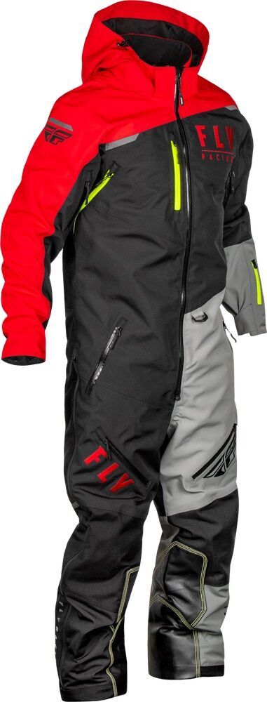 Fly Racing Cobalt Monosuit Snow Suit (Black/Red (Snow Bike)) (470-4364)