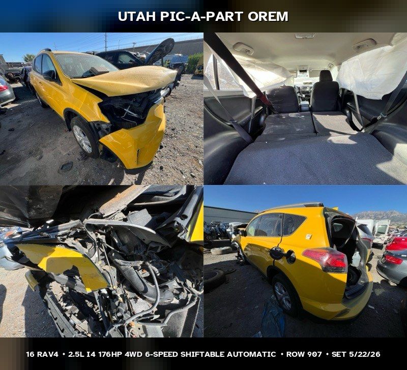 2016 Toyota RAV4 Parts - UTPAP Orem