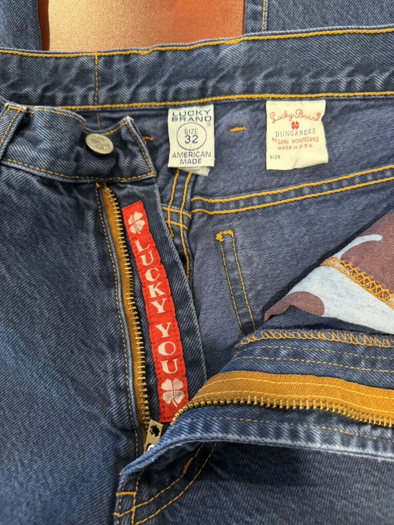 Lucky Brand Vintage 91 Dungarees 32 X 32 1/2