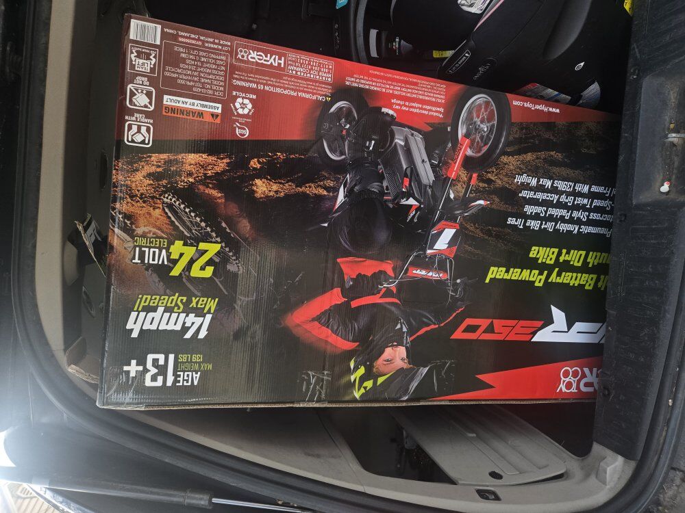 24 volt hpr350 electric motorcycle/ dirtbike