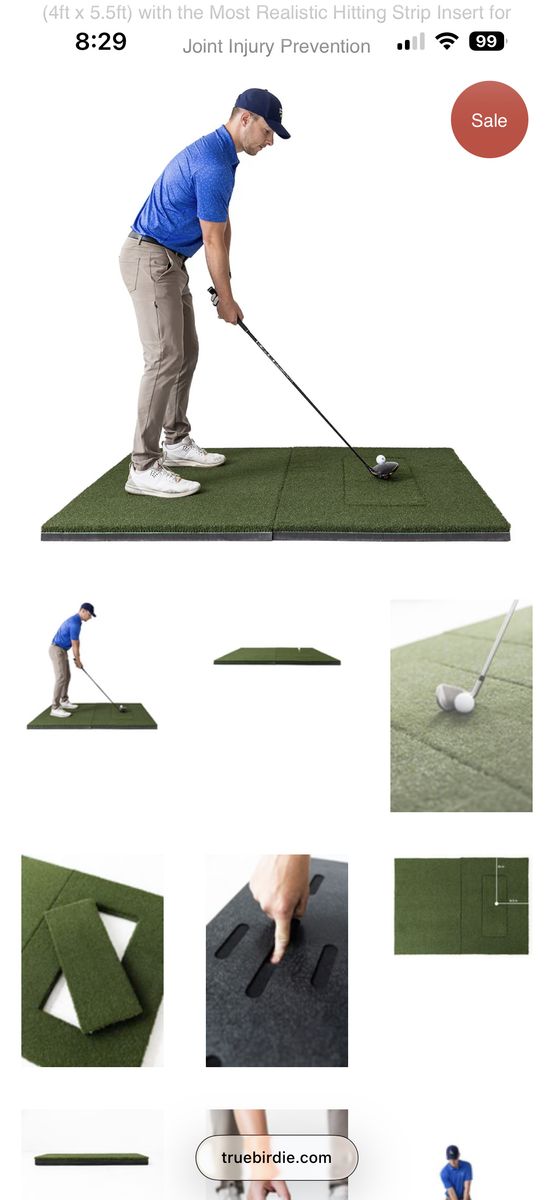 True Birdie Beaver Tail Hitting Mat