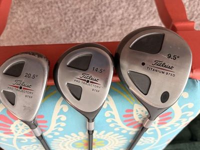 Titleist 975 Driver, 3 wood and 7 wood