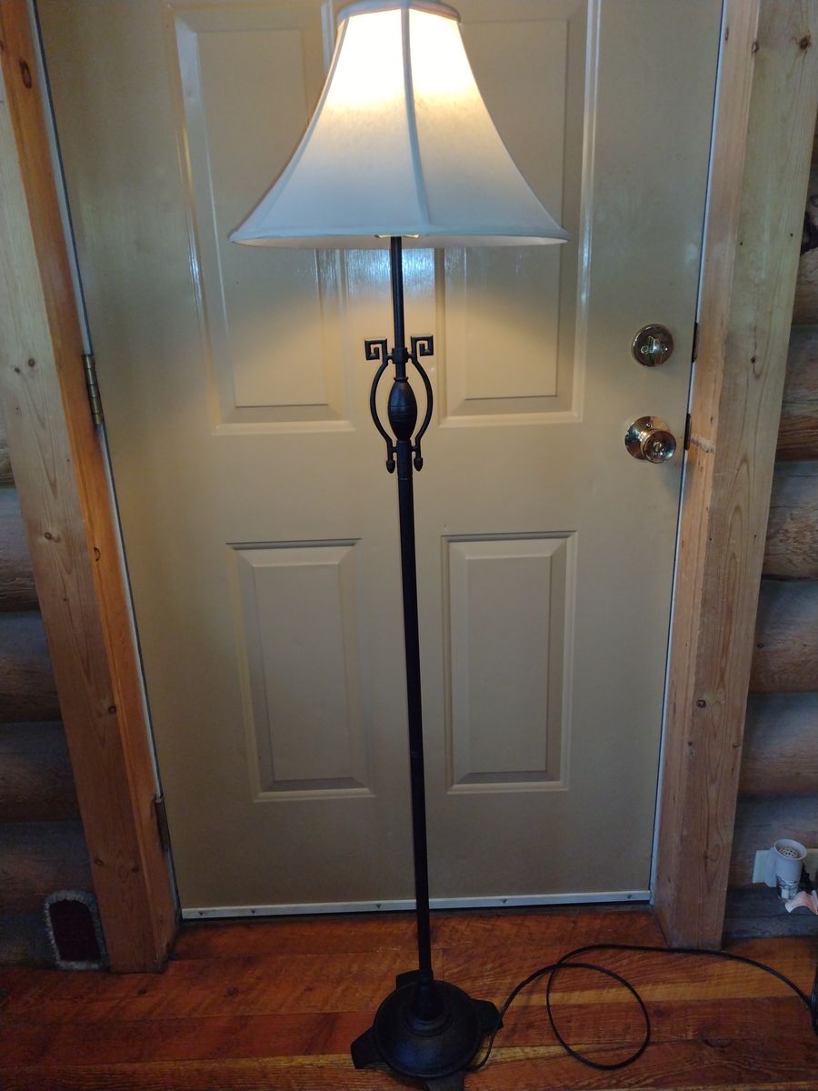 58" tall floor lamp w/shade