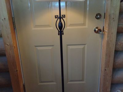 58" tall floor lamp w/shade