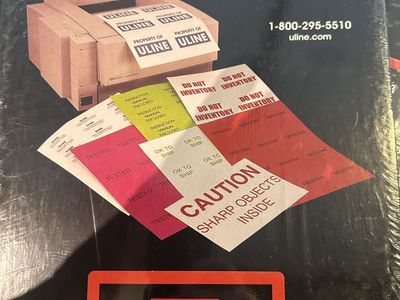 Wholesale Uline Crystal Clear Laser Labels 3x2 (12 Boxes / 12,000 Labels)