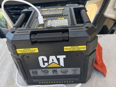 CAT Cube 1750A Jump Starter, 200W Inverter, 120 PS