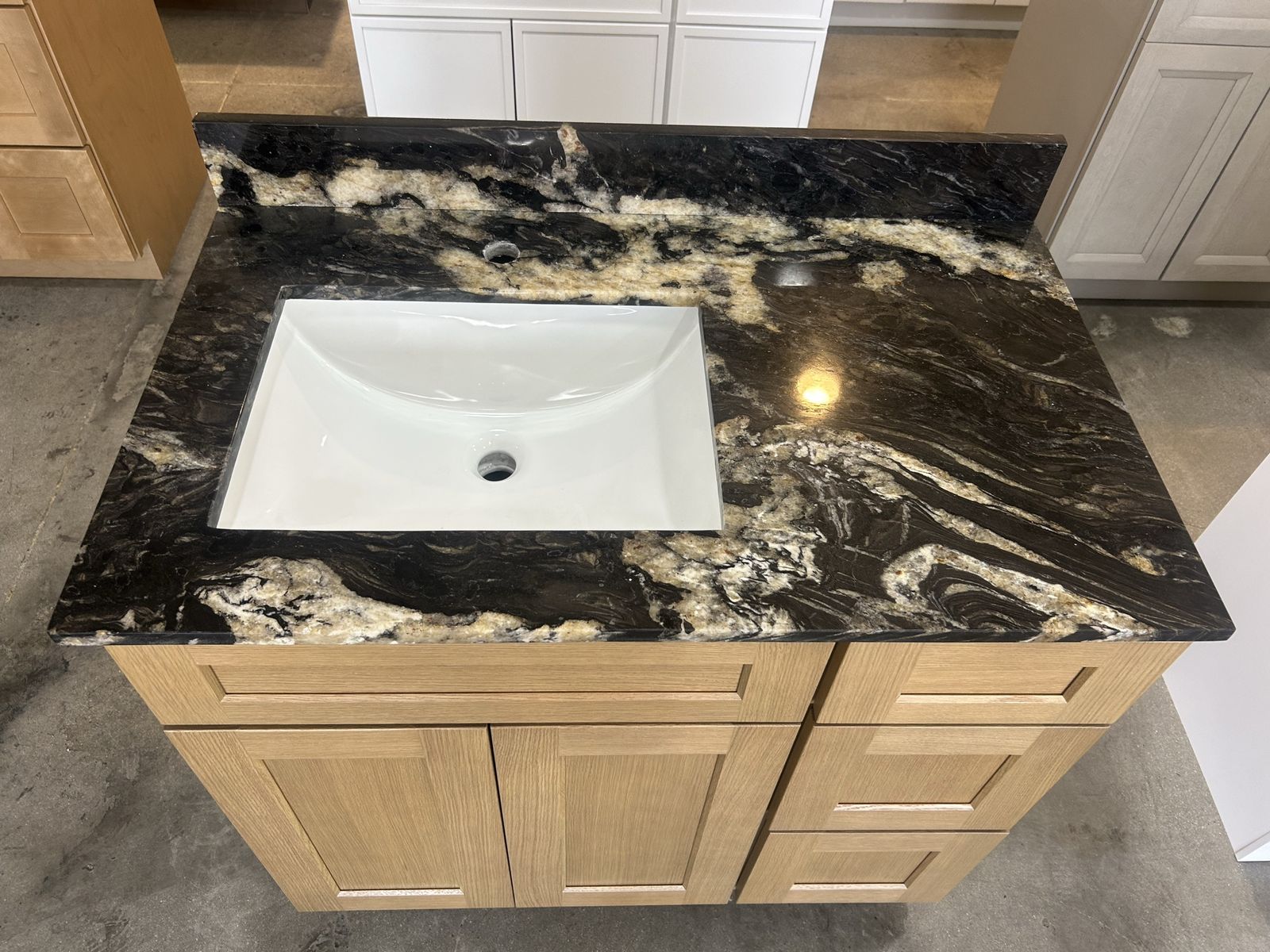 36 inch plywood vanity Granite Countertop