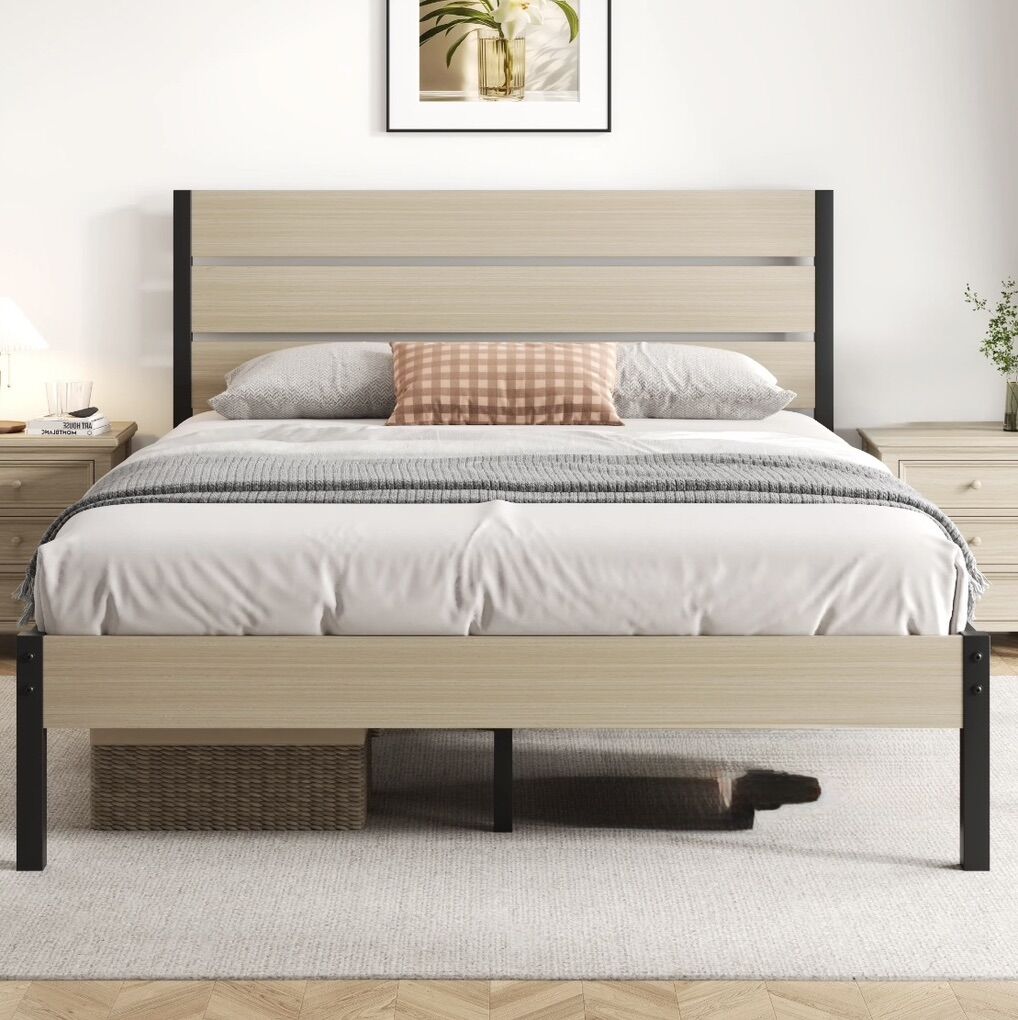 Queen Bed Frame - -New! PickuP Or delivery