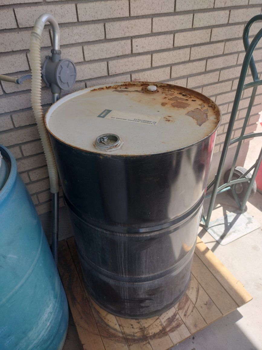 A barrel of gas