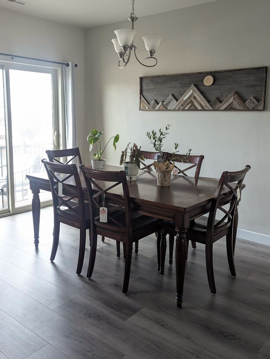 Solid Wood Dining Table Set