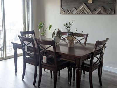 Solid Wood Dining Table Set