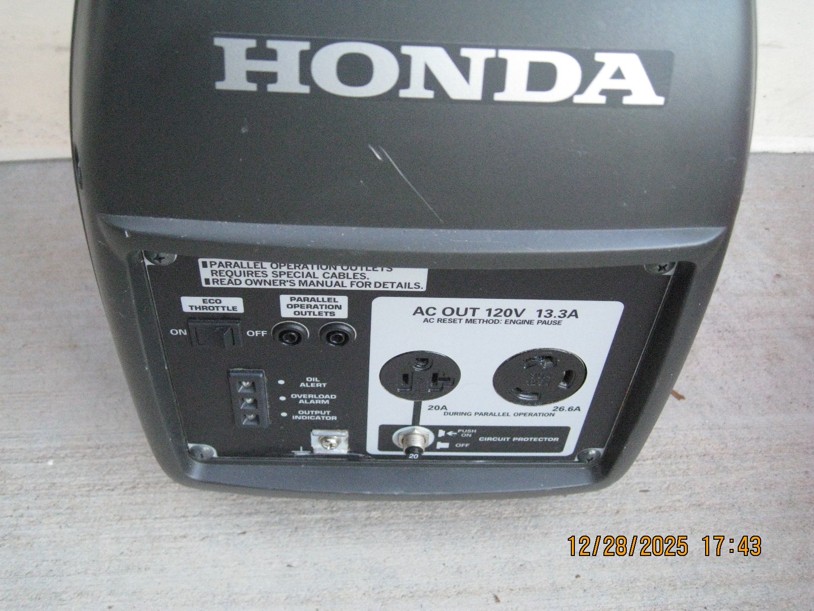 2 Honda Generators and Tandem Kit