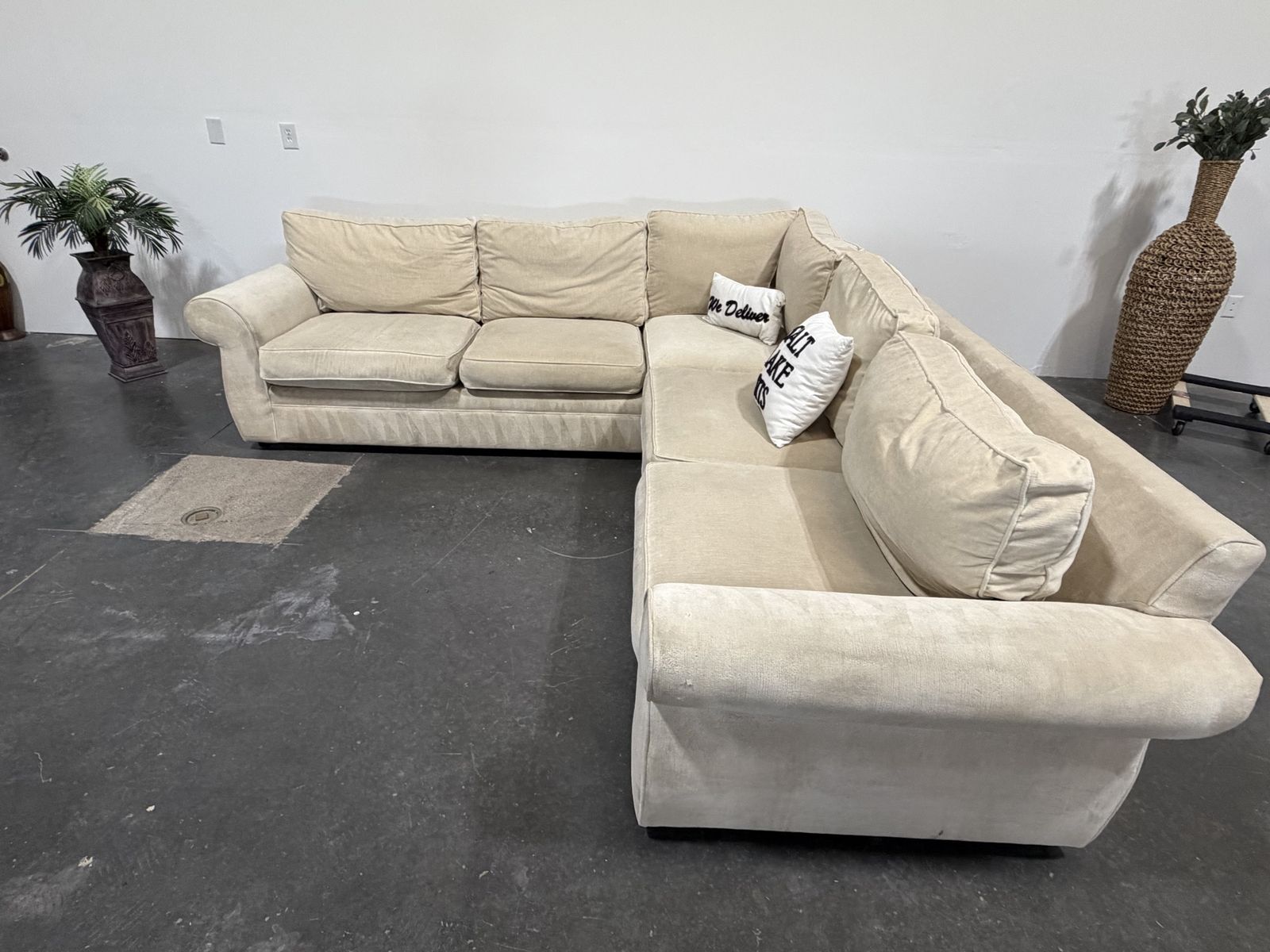 Pottery Barn Sectional Sofa Couch Delivery