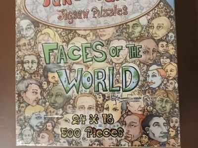Faces of the world jigsaw puzzle