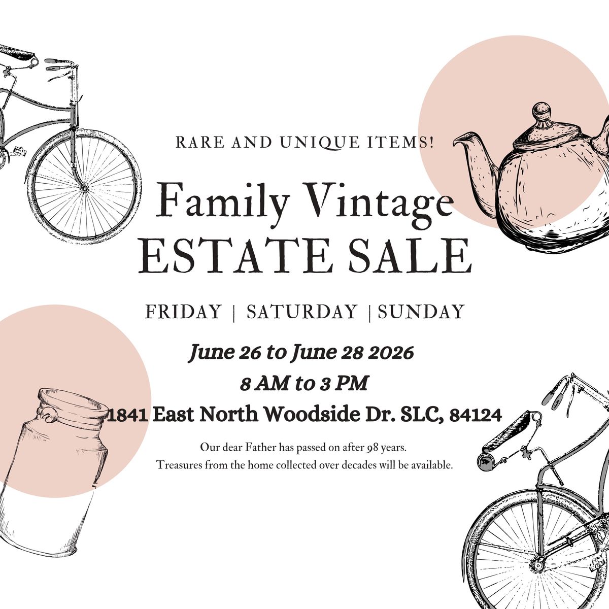 Holladay Estate Sale