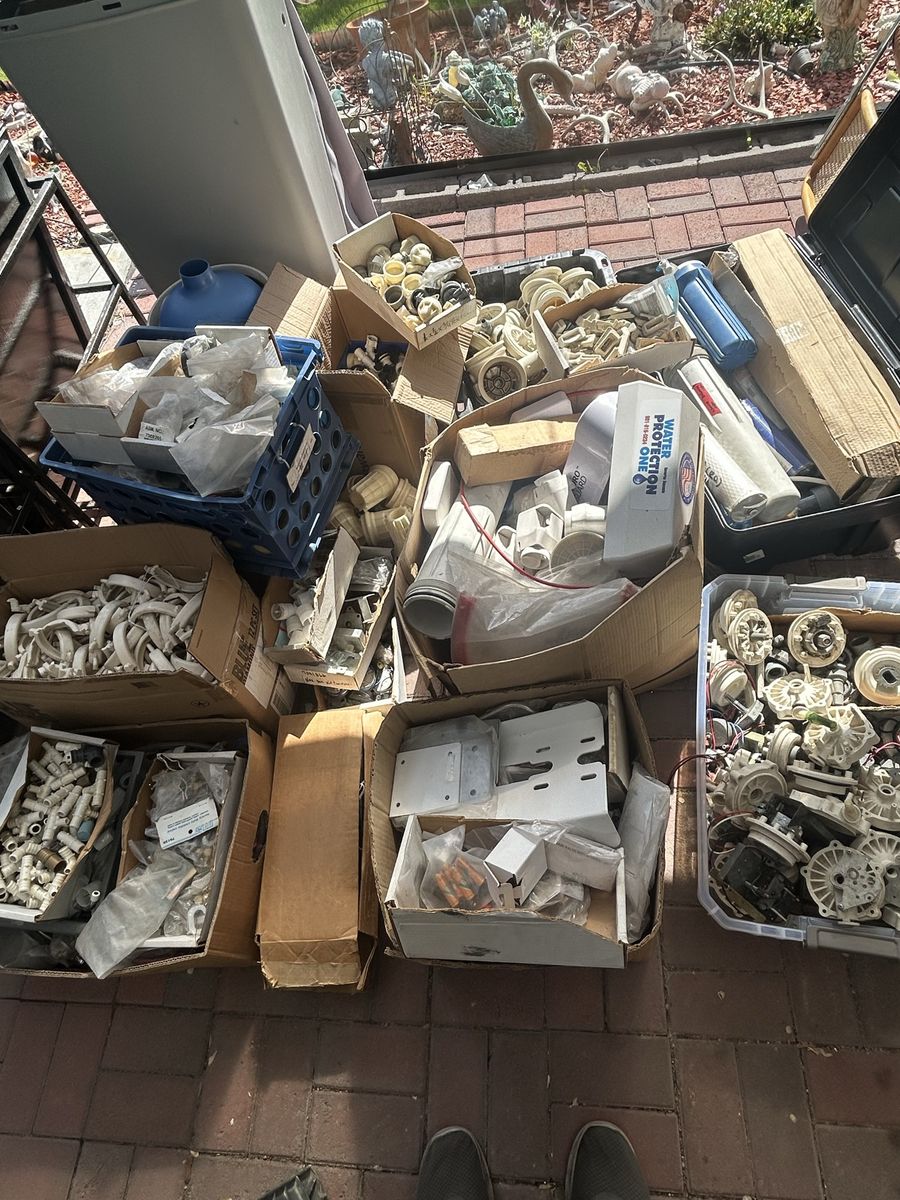 Lot Of Water Softener Parts, Valves, Motor Assemblies, Filters and Some Reverse Osmosis Parts