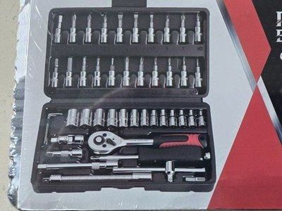 MOREFIX Multi-Function Socket Wrench Set - 46 Piece, Portable, Durable, Magnetic Design