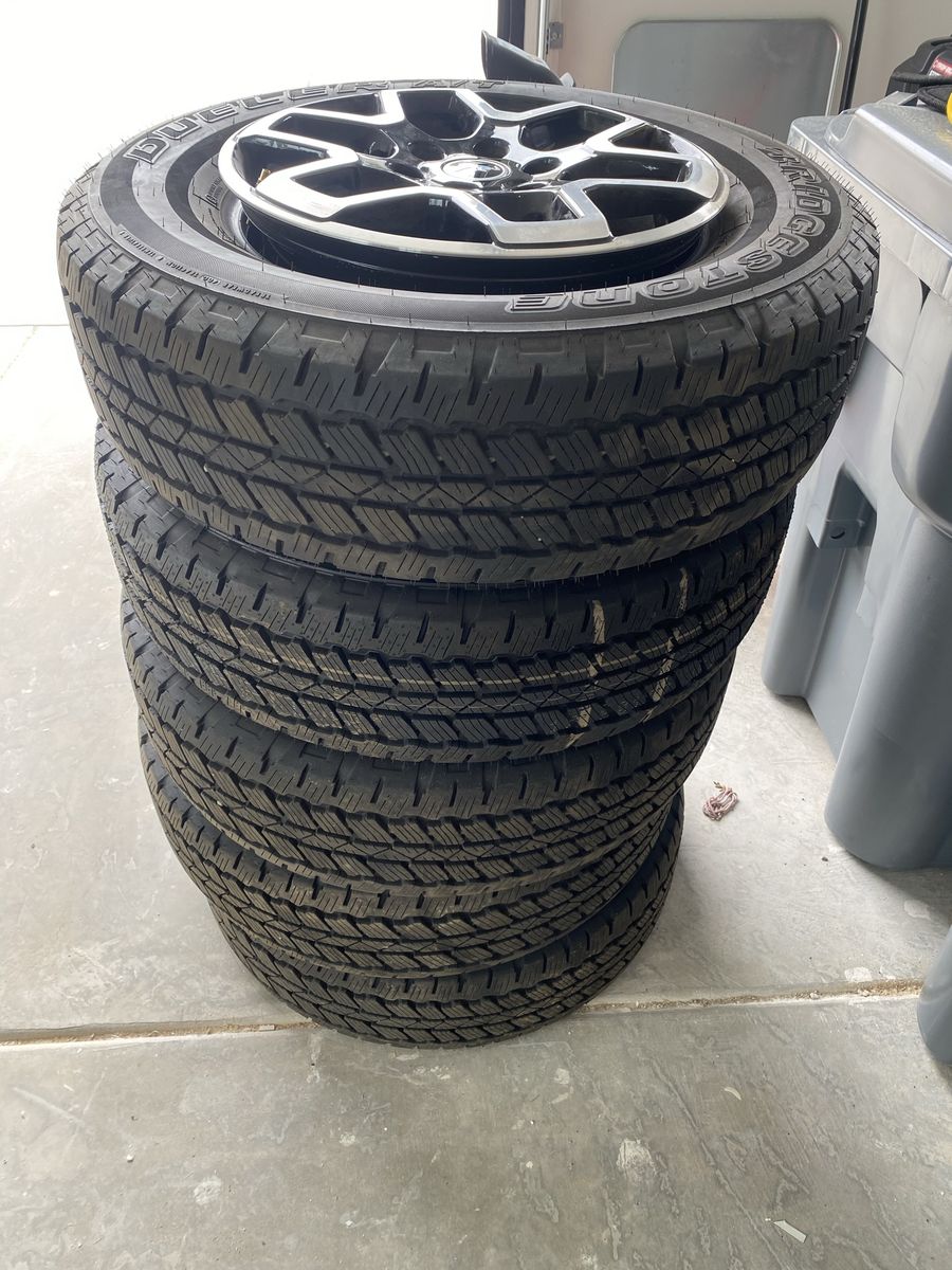2024 Ford Bronco OEM Wheels & Tires - Set of 5 - Under 1,000 Miles