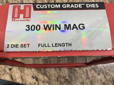 Hornady Custom Grade 300 Win Mag Full Length 2 Die Set