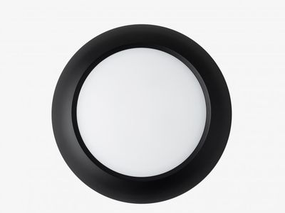 Modern, 10" LED Disc Light Black Finish