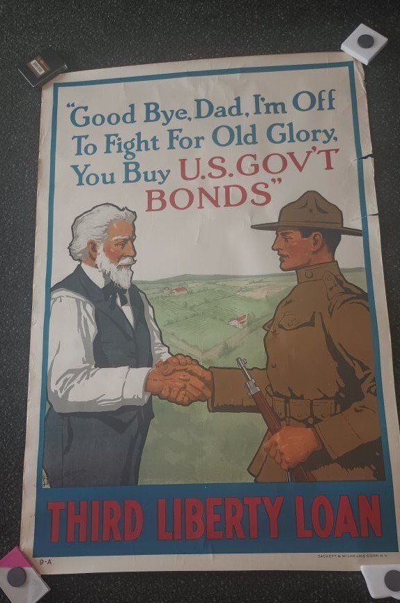 World War 1 'War Bonds' poster