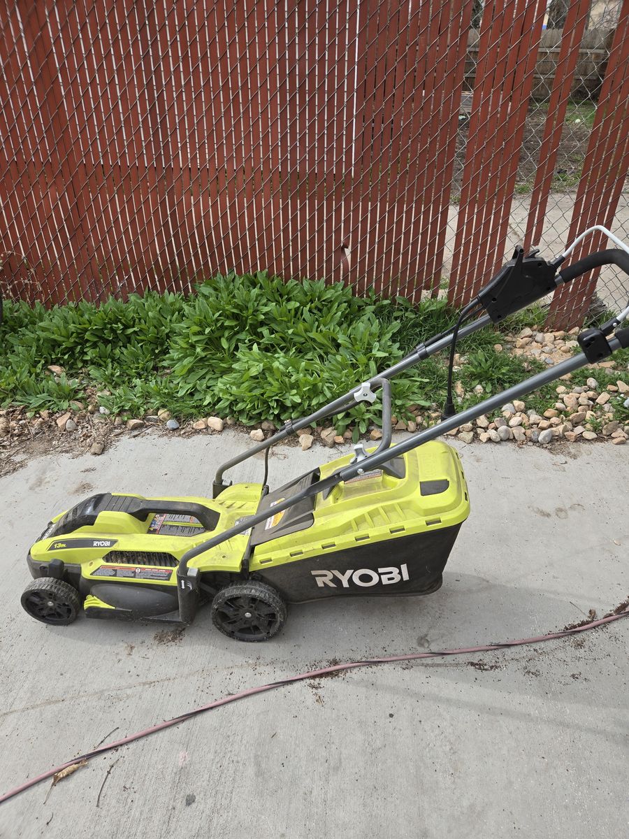 Ryobi 13 inch electric plug in mower