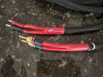 Pair of Monster Z series 10ft(3m) x 2 speaker cables