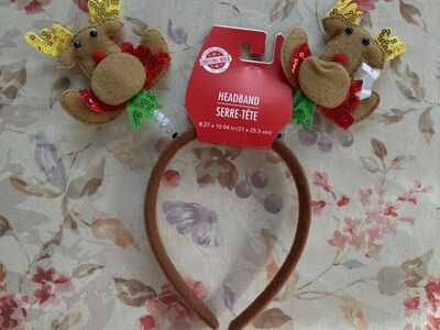 New Reindeer Christmas Headband Novelty Decoration