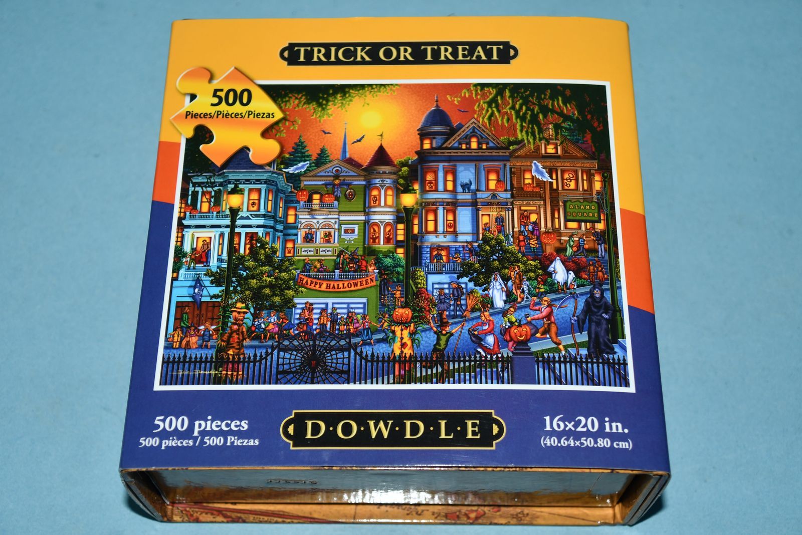 DOWDLE "TRICK or TREAT" 500 PIECE JIGSAW PUZZLE ~ COMPLETE!