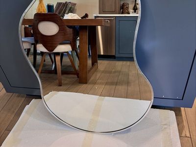 Organic Irregular Asymmetrical Wall Mirror - Modern Decor Aesthetic