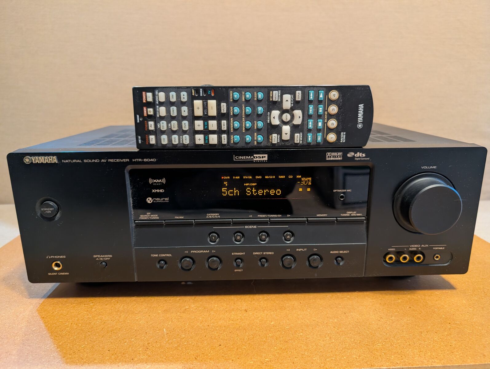 Yamaha 5.1 Home Theater Bundle: HTR-6040 Receiver + NS-AP2800 Speakers