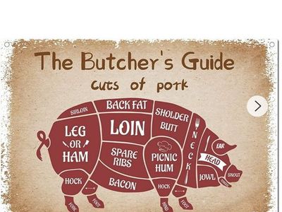 Fresh homegrown pork whole or half
