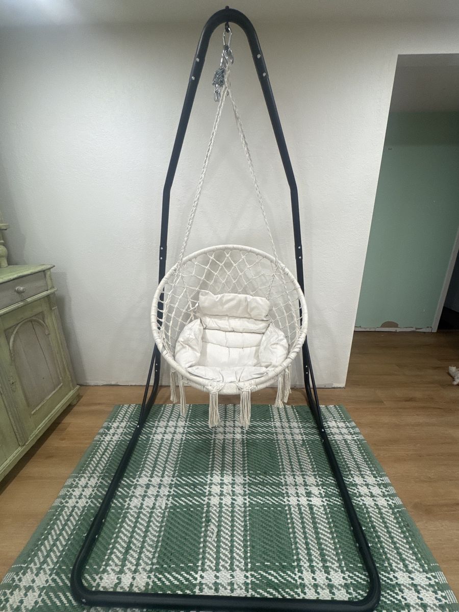 Hanging Egg Chair with Stand