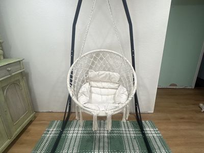 Hanging Egg Chair with Stand