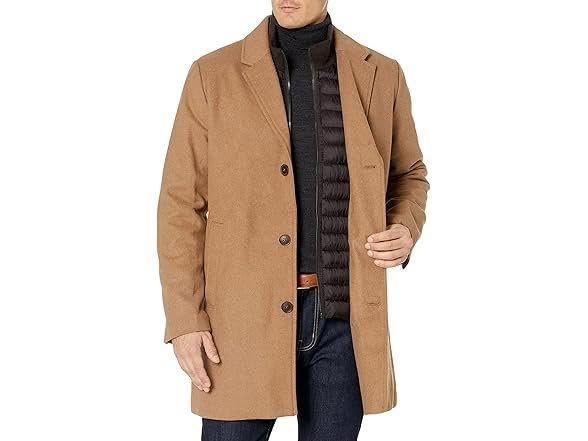 Dockers Men (S) Henry Wool Blend Top Coat