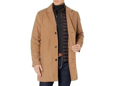 Dockers Men (S) Henry Wool Blend Top Coat