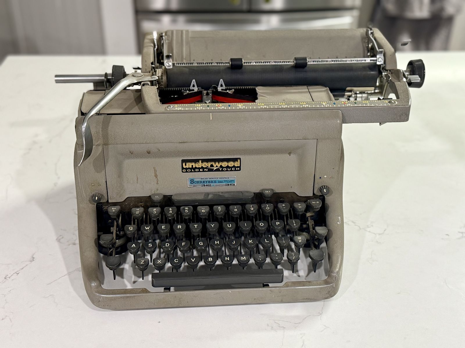 Underwood Golden Touch Ribbon Vintage 1950s