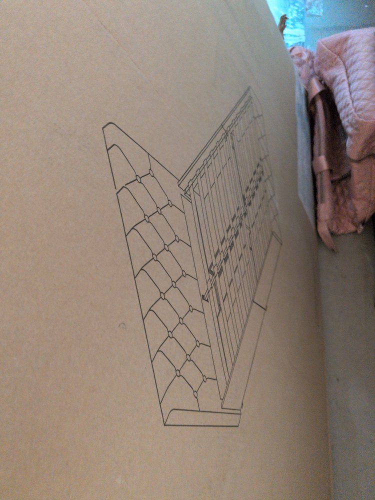 White queen bed brand new