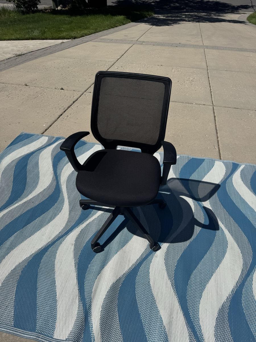 Black Lorell Executive Mid Back Work Chair Office Chair