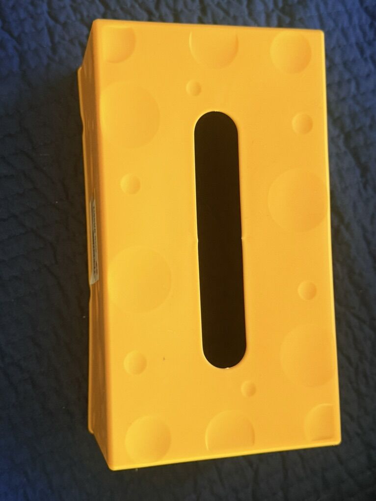 New Tissue Box Cover- Yellow