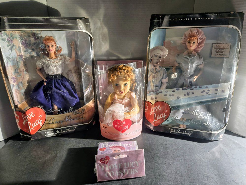 I Love Lucy Collectibles Bundle - Dolls Calendar DVD Set