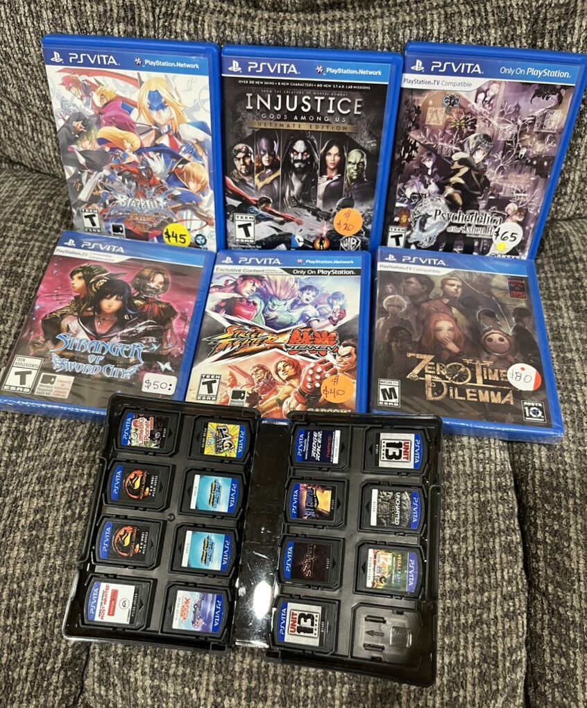 PS Vita Games - Please Read Description