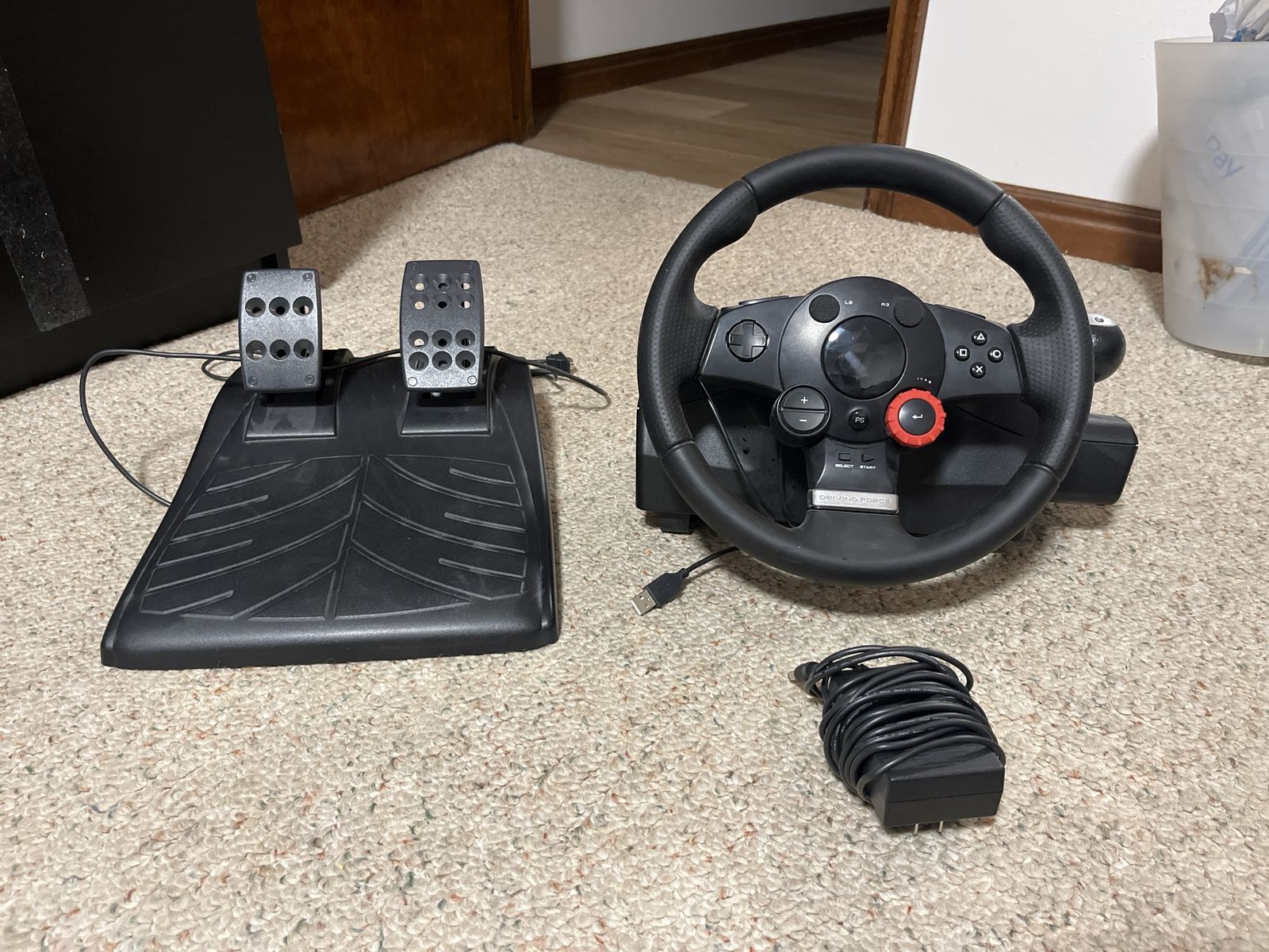 Logitech Driving Force GT Steering Wheel & Pedals Set for PS3/PC