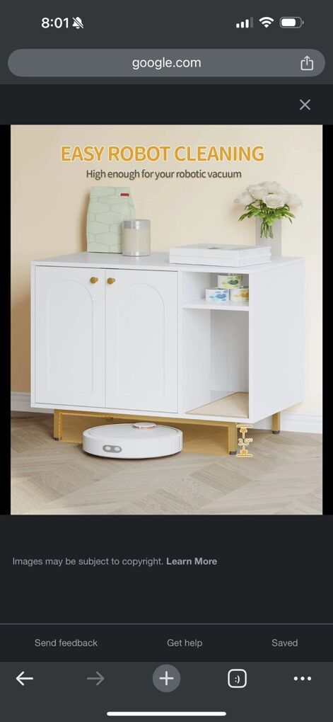 Hzuaneri Cat Litter Box Enclosure, Litter Box NEW