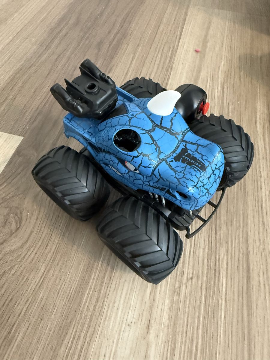 Blue RC Stunt Monster Truck with Remote Control