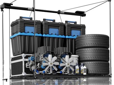 Overhead Garage Ceiling Lifting Storage Rack 4x4 350 lbs