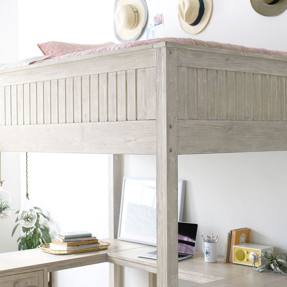 Pottery Barn Teen Beadboard Full Loft Bed