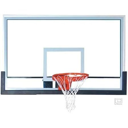 Spalding 60" SFG Alum Trim 1./2  tempered Glass Basketball Backboard & Rim