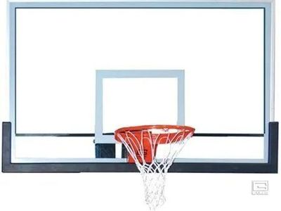 Spalding 60" SFG Alum Trim 1./2 tempered Glass Basketball Backboard & Rim