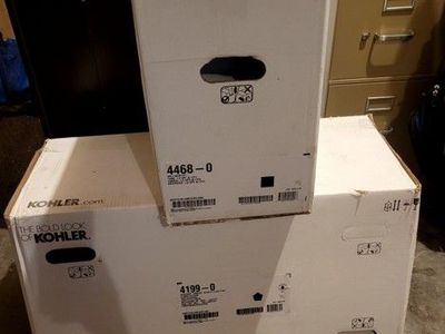 Kohler Wellworth Toilet Bowl 4199-0 and Tank 4468-0 New in Box